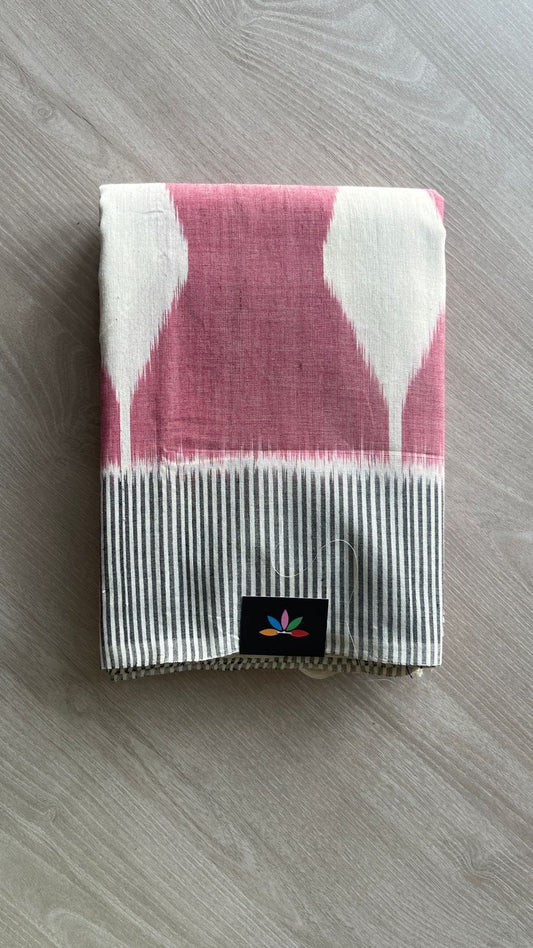 Handwoven Pochampally Ikkat Cotton Saree -24428