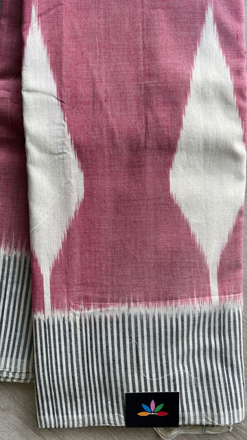 Handwoven Pochampally Ikkat Cotton Saree -24428