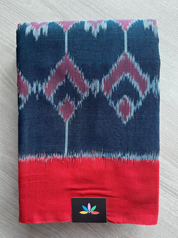 Handwoven Pochampally Ikkat Cotton Saree -24431