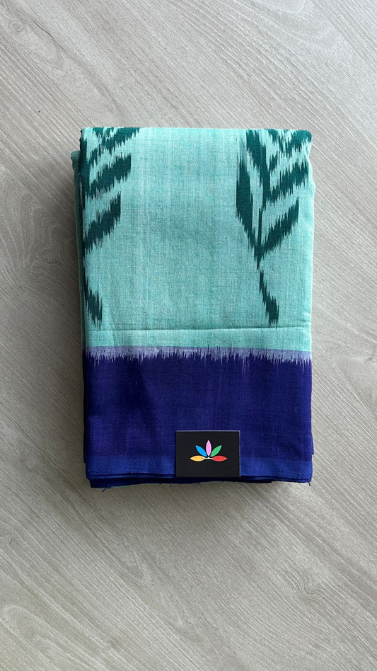 Handwoven Pochampally Ikkat Cotton Saree -24432
