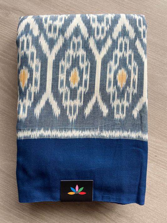 Handwoven Pochampally Ikkat Cotton Saree -24433