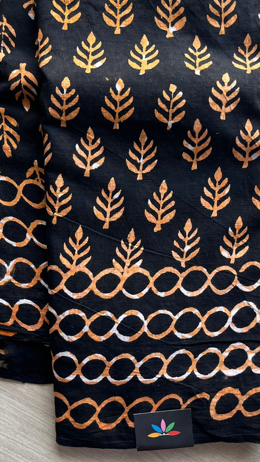 Block Printed Mul Cotton Saree-24443