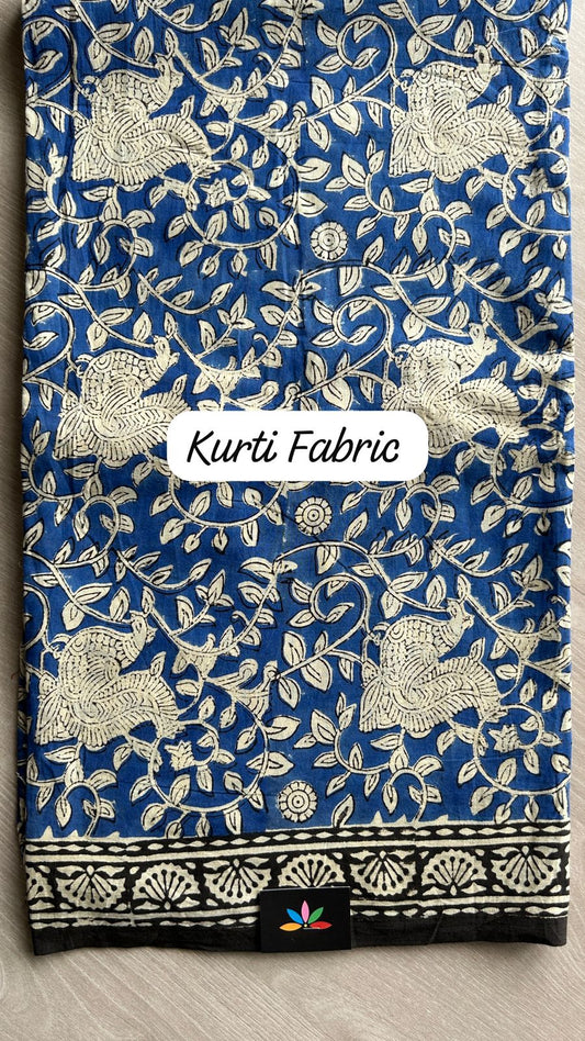 Hand Block Printed Cotton Suit with Kota Duppata -24644