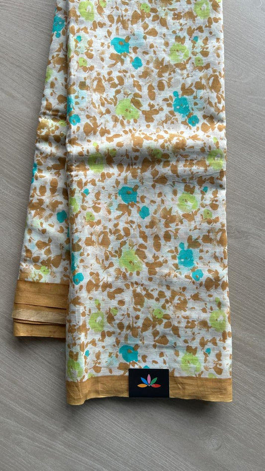 Printed Fine Mul Cotton Saree-24750