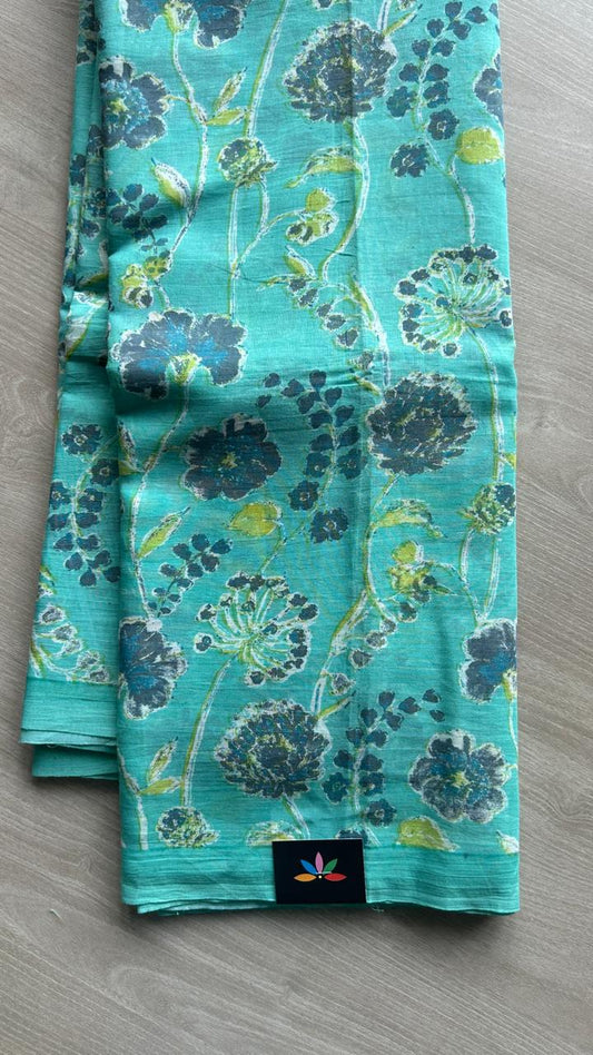 Printed Fine Mul Cotton Saree-24751
