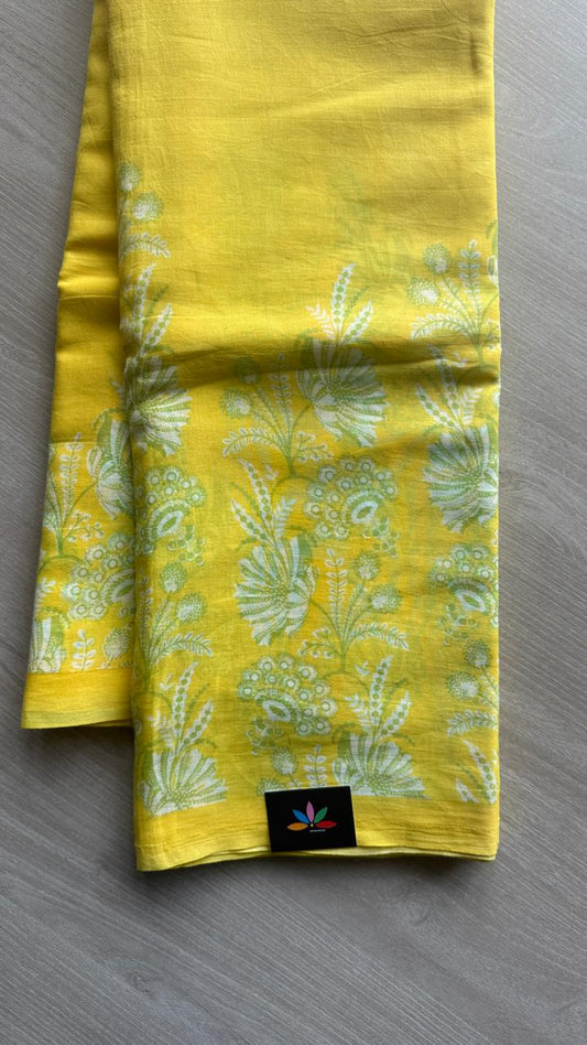 Printed Fine Mul Cotton Saree-24754