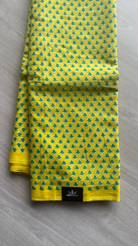 Printed Fine Mul Cotton Saree-24756