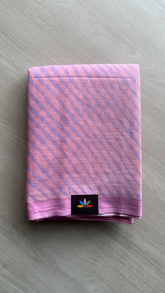 Printed Fine Mul Cotton Saree-24757