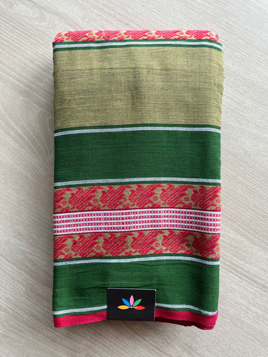 Handloom Bengal Soft Cotton Saree -26016