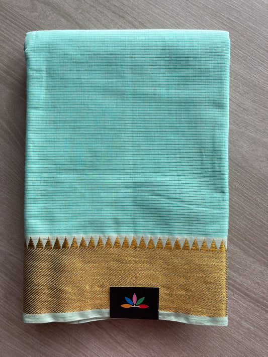 Zari Border Cotton Saree -25103
