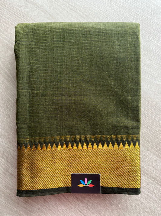 Zari Border Cotton Saree -25104