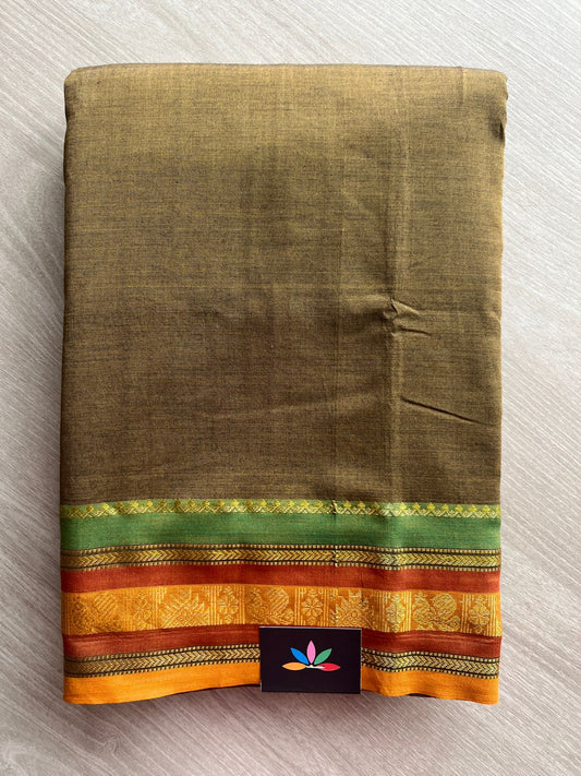 Traditional Design Blended Cotton Saree -25110