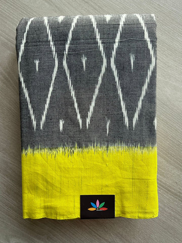 Handwoven Pochampally Ikkat Cotton Saree -25126