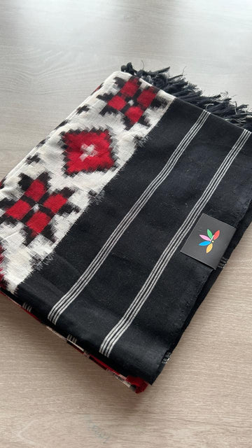 Handloom Telia Rumal Cotton Duppata -25140