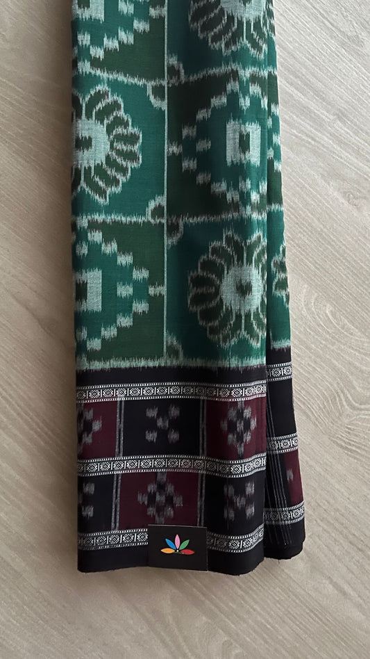 Handwoven Orissa Ikkat Cotton Saree- 25148