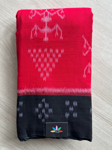 Handwoven Orissa Ikkat Cotton Saree- 25153