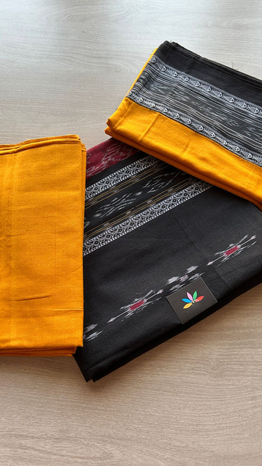 Handloom Orissa Ikkat Cotton Suit Set -25162