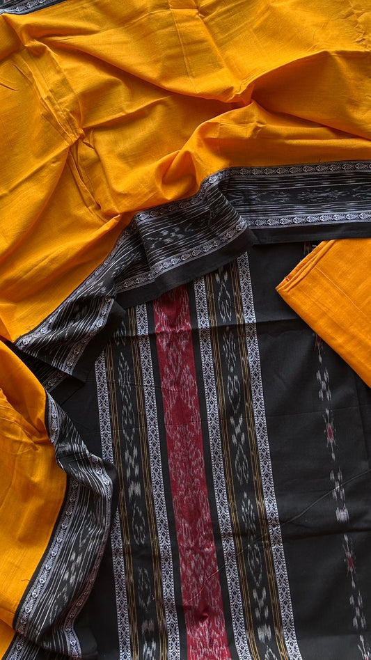 Handloom Orissa Ikkat Cotton Suit Set -25162