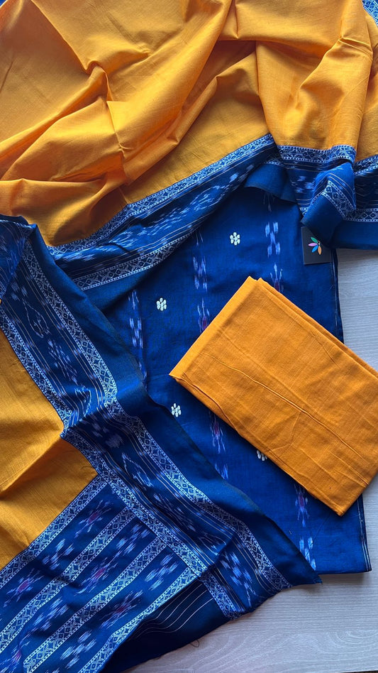 Handloom Orissa Ikkat Cotton Suit Set -25165