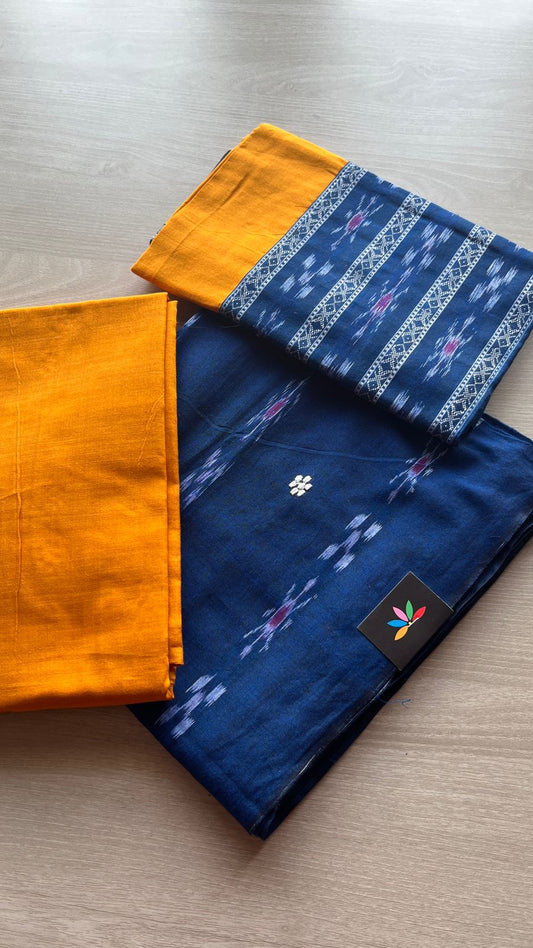 Handloom Orissa Ikkat Cotton Suit Set -25165