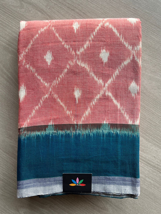 Handwoven Pochampally Ikkat Cotton Saree -25127