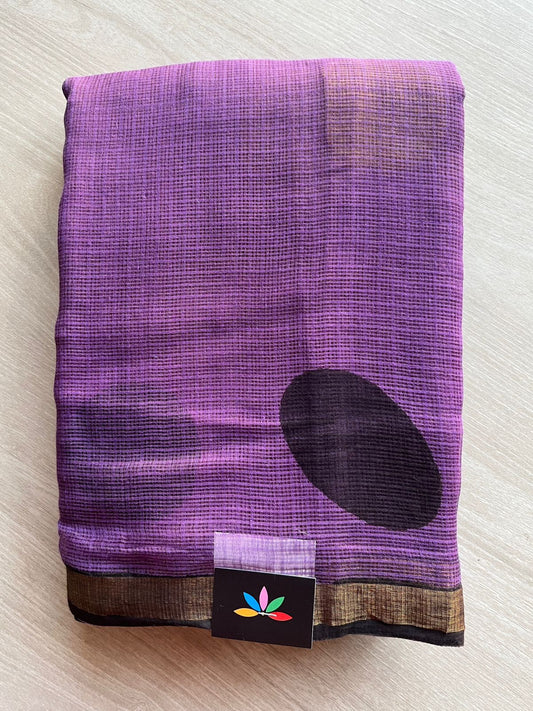 Handblock Printed Kota Doria Saree -25259-25260