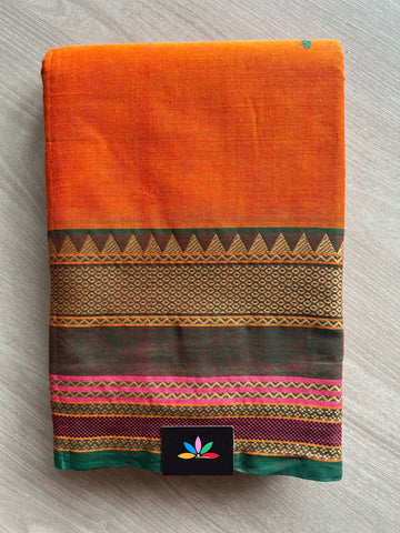 Thread Border Chettinad Cotton Saree - 25317