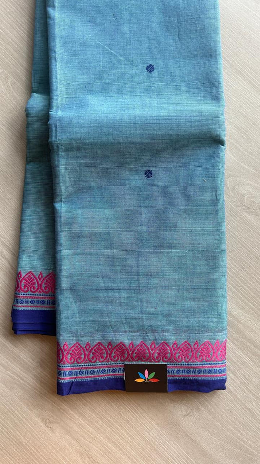 Thread Border Chettinad Cotton Saree - 25340
