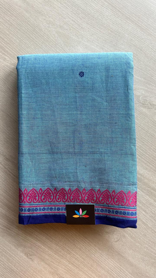 Thread Border Chettinad Cotton Saree - 25340