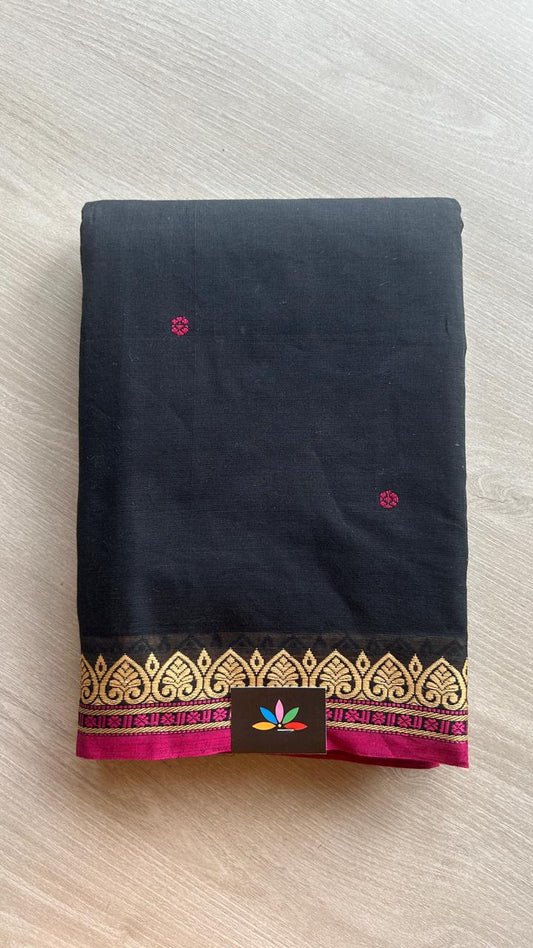 Thread Border Chettinad Cotton Saree - 25341