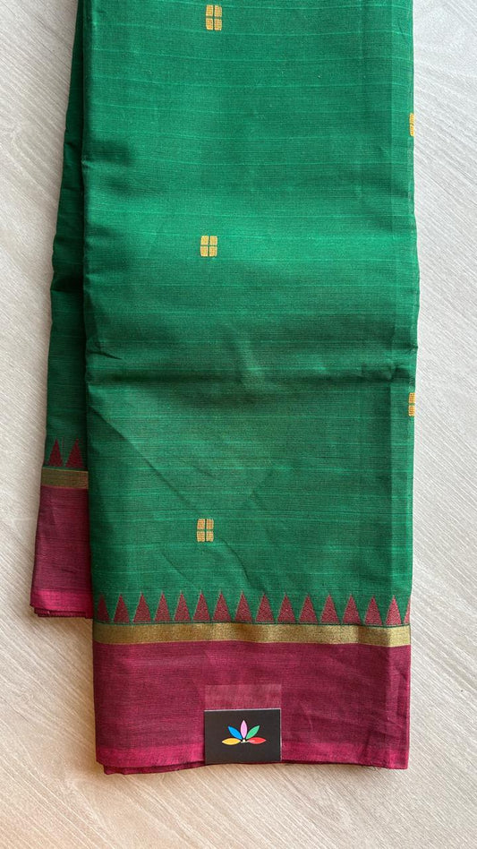 Thread Border Chettinad Cotton Saree - 25353