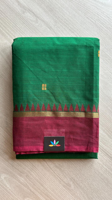 Thread Border Chettinad Cotton Saree - 25353