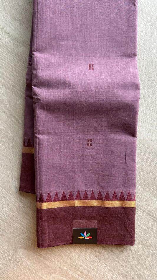 Thread Border Chettinad Cotton Saree - 25354