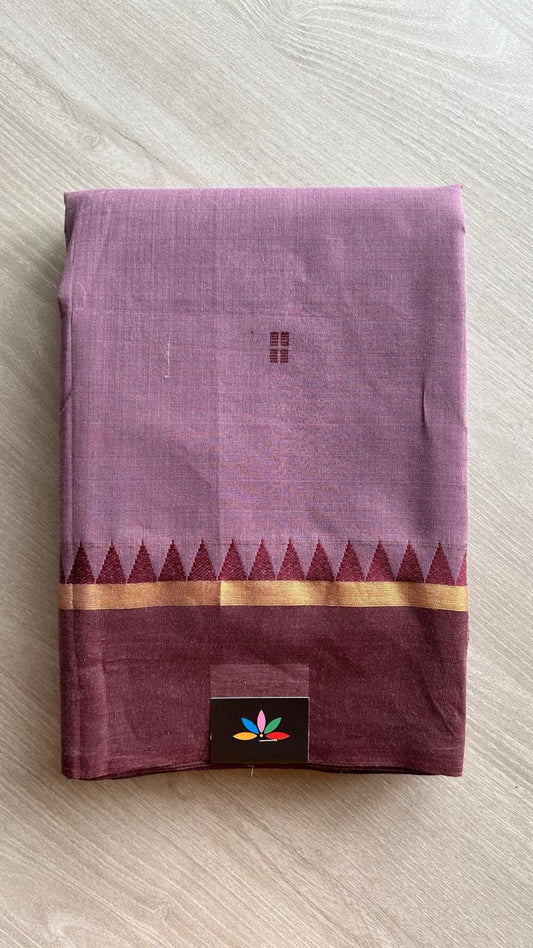 Thread Border Chettinad Cotton Saree - 25354