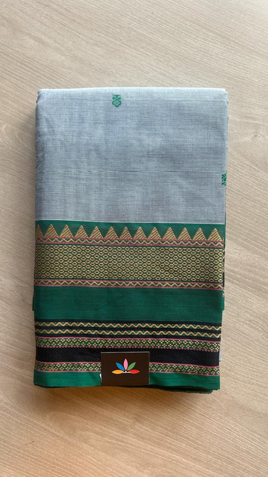 Thread Border Chettinad Cotton Saree - 25358