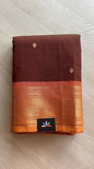 Zari Border Chettinad Cotton Saree - 25327