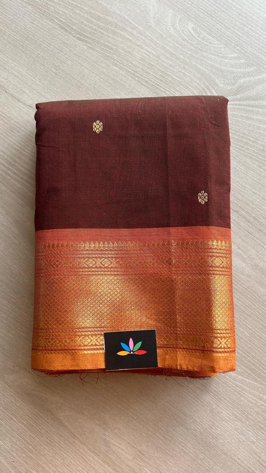 Zari Border Chettinad Cotton Saree - 25327