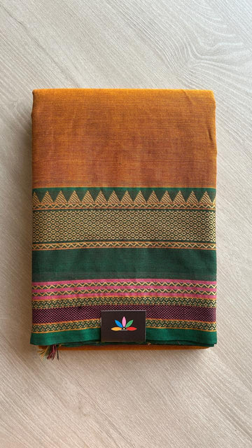 Thread Border Chettinad Cotton Saree - 25359