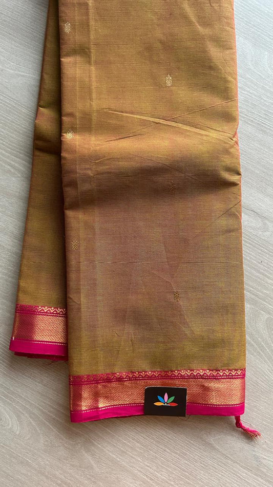 Zari Border Chettinad Cotton Saree - 25328