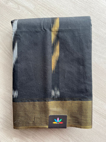 Ikkat Pallu Cotton Silk Saree -25377