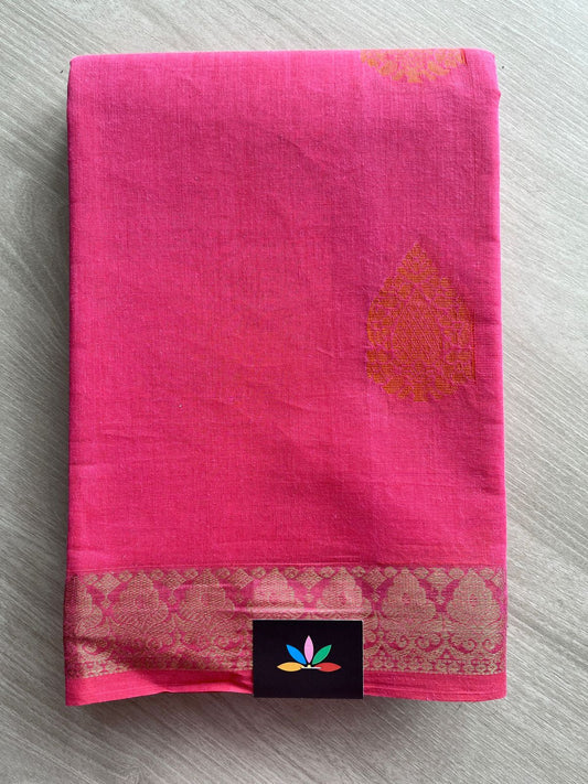 The Heritage Edit – Woven Butta Cotton Saree -25387