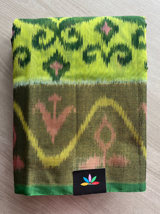 Varnikaa - All Over Ikkat Silk Cotton Saree -25394