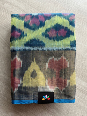 Varnikaa - All Over Ikkat Silk Cotton Saree -25395