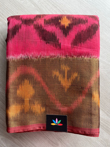 Varnikaa - All Over Ikkat Silk Cotton Saree -25397