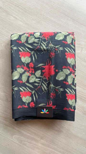 Printed Fine Mul Cotton Saree-25428