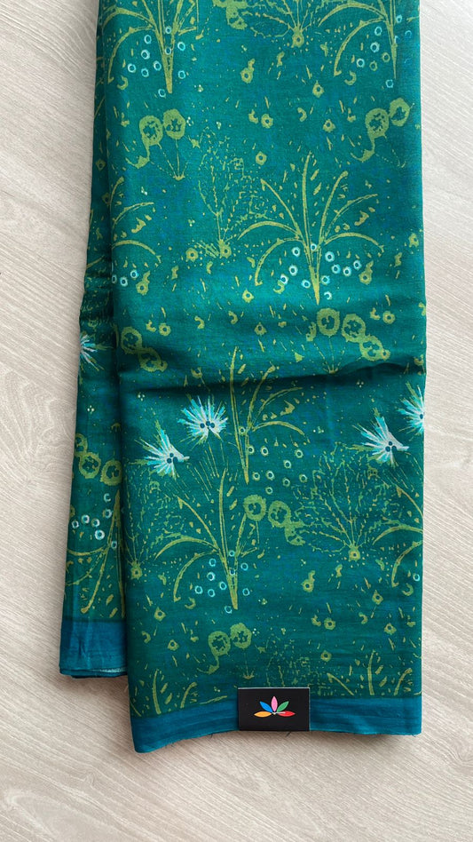 Printed Fine Mul Cotton Saree-25431