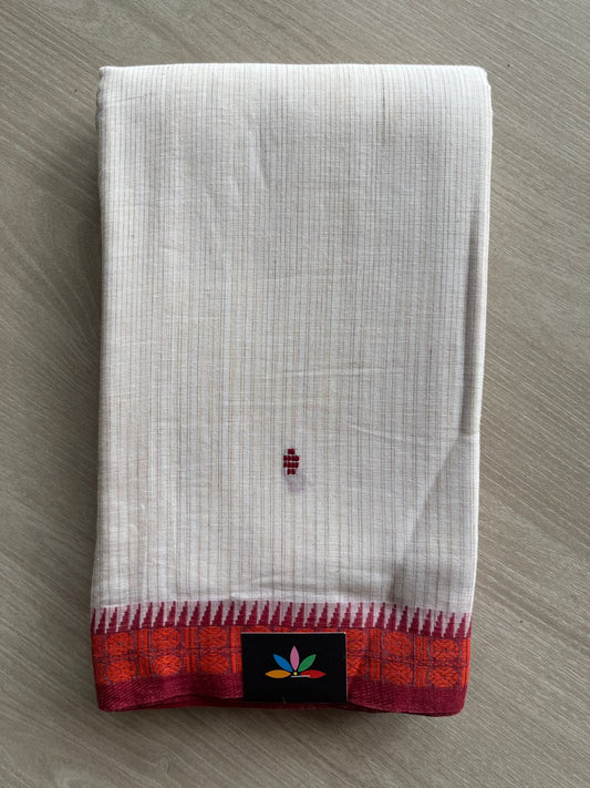 Handloom Bengal Soft Cotton Sarees -25434