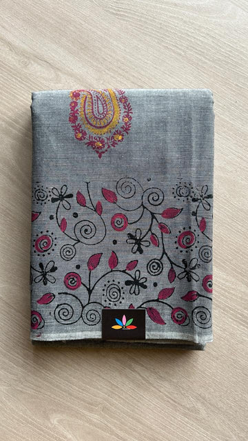 Simple Printed Cotton Saree -25495