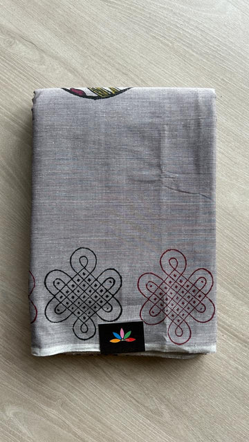 Simple Printed Cotton Saree -25497