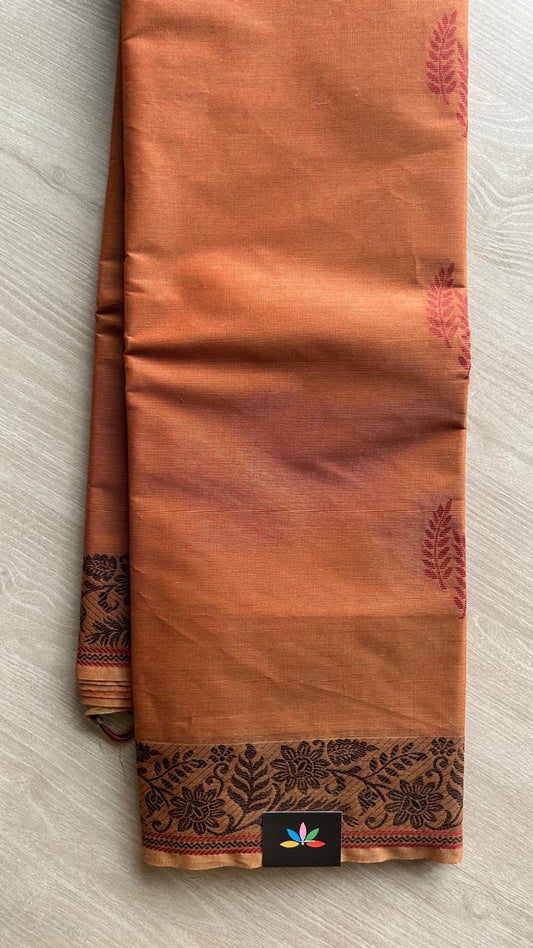 Woven Butta Cotton Saree -25509